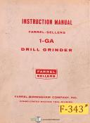 Farrel-Sellers-Farrel Sellers 1-GA, Drill Grinder Instructions and Parts Manual-1-GA-01